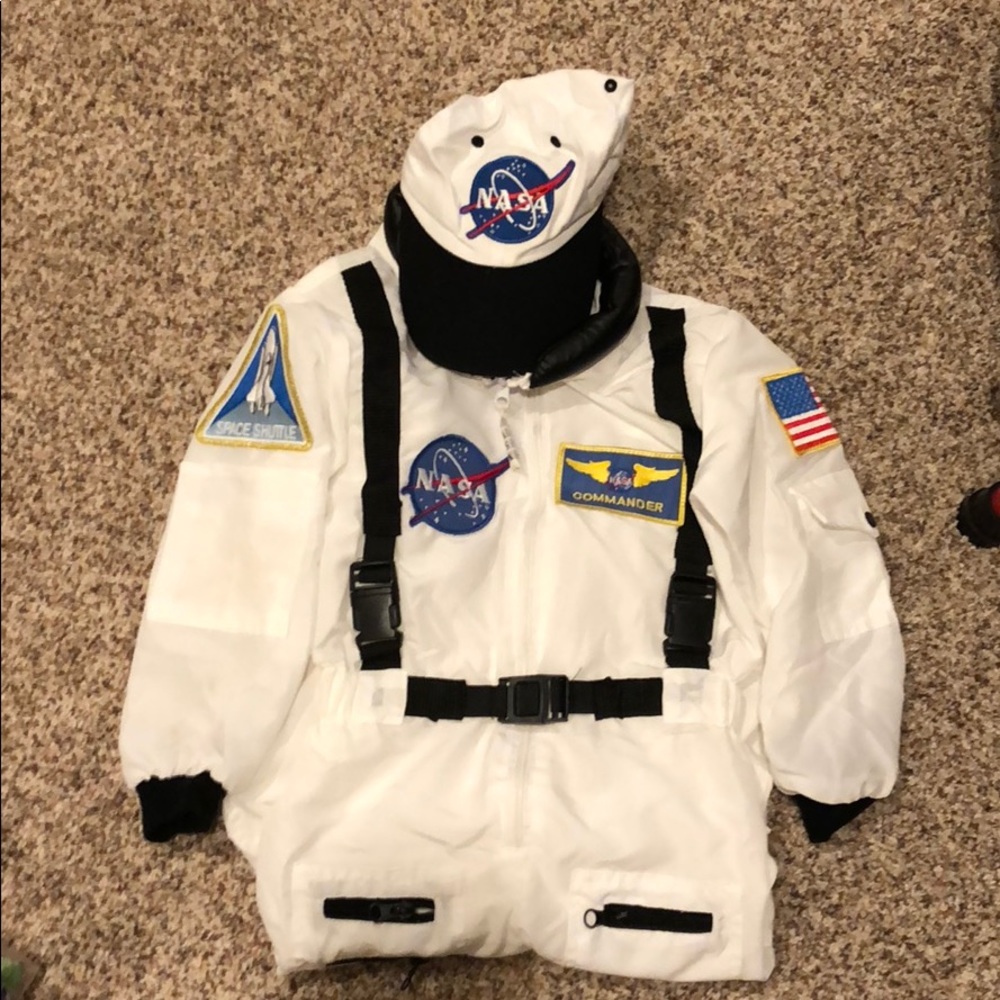 Kids nasa costume jumpsuit